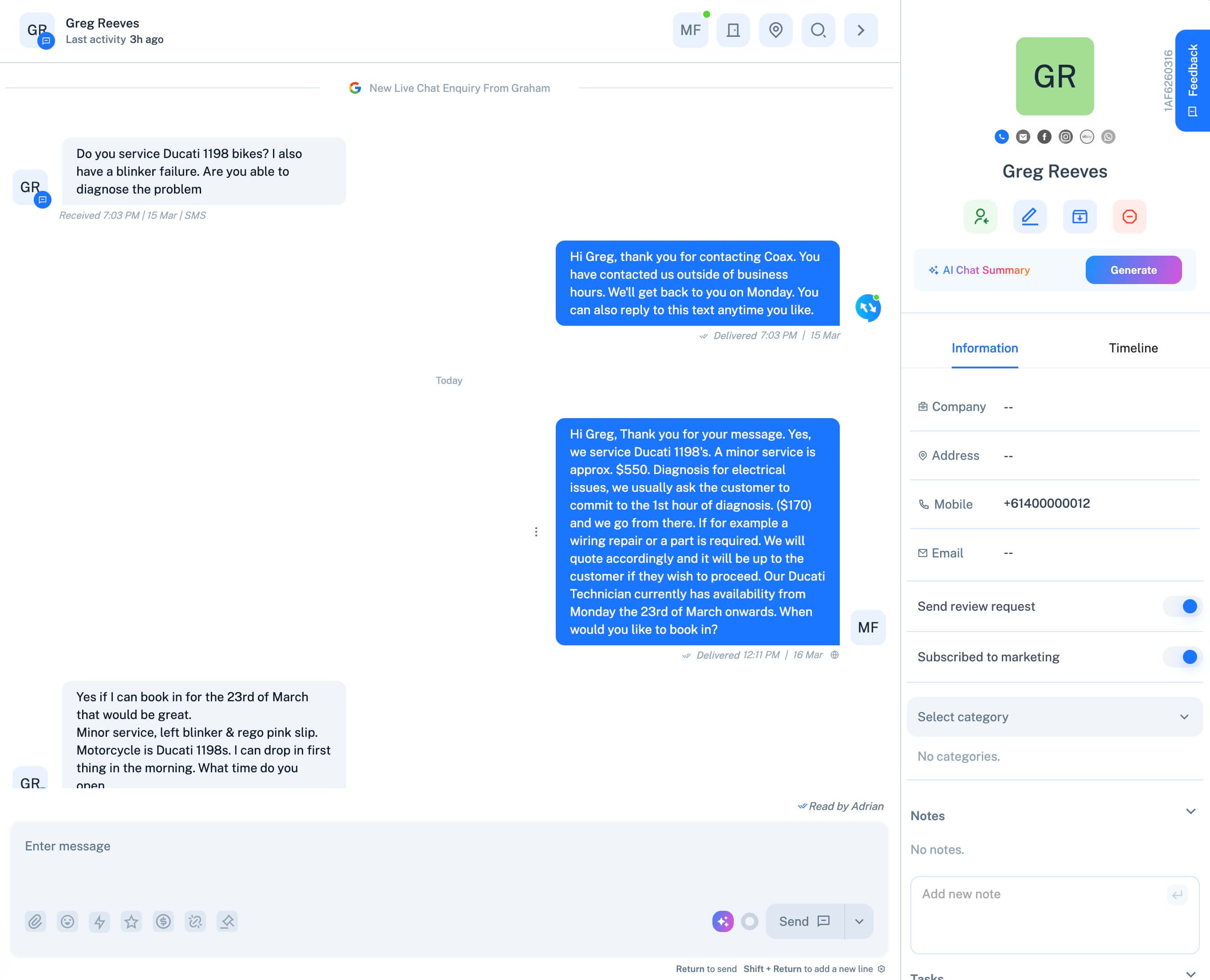 Coax platform in action for bikes and scooters industry