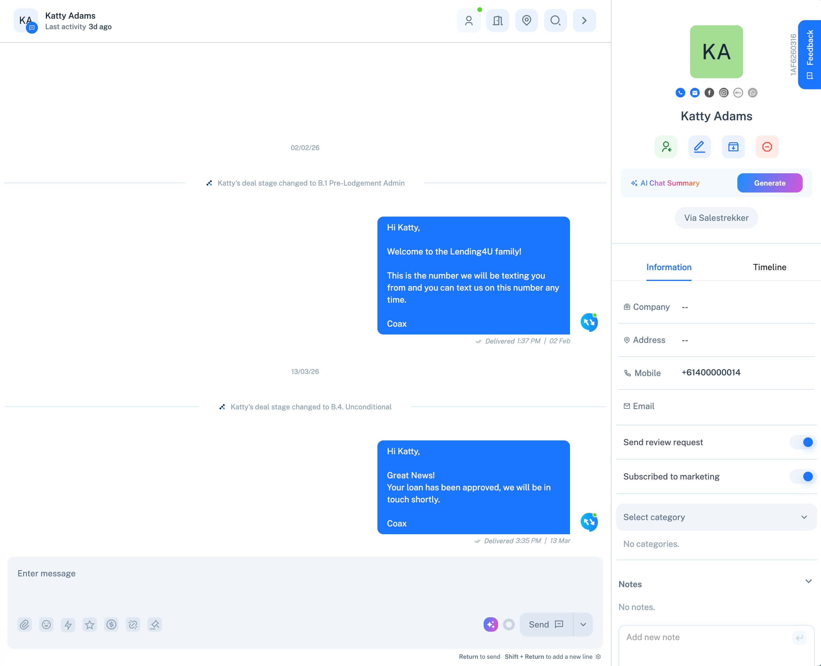 Coax platform in action for mortgage brokers