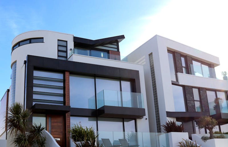 Modern suburban home exterior