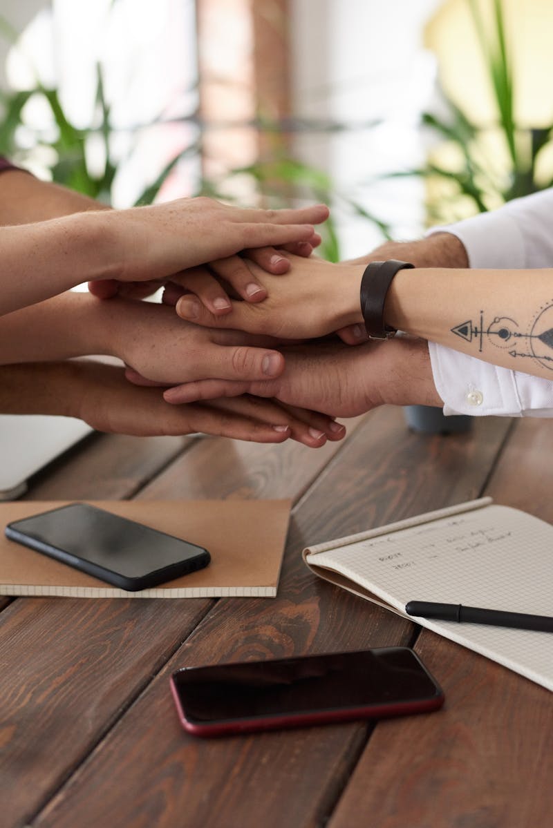 Professional handshake after deal